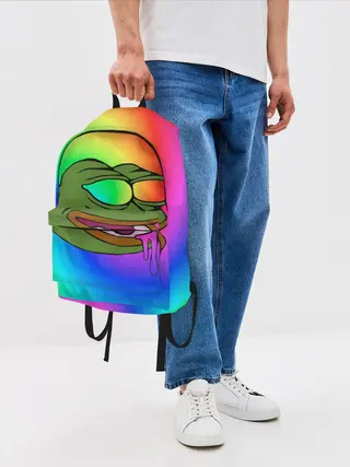 Рюкзак джинсовый / Pepe rainbow