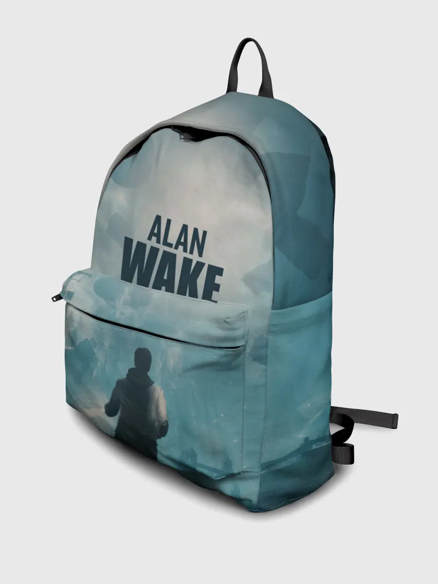 Рюкзак джинсовый / Алан Уэйк арт