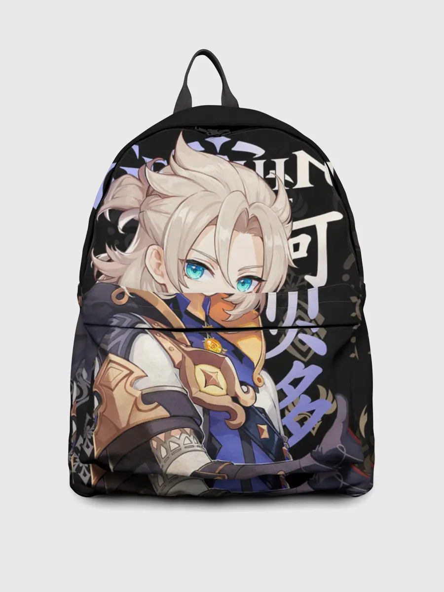 Рюкзак джинсовый / Альбедо / Genshin Impact