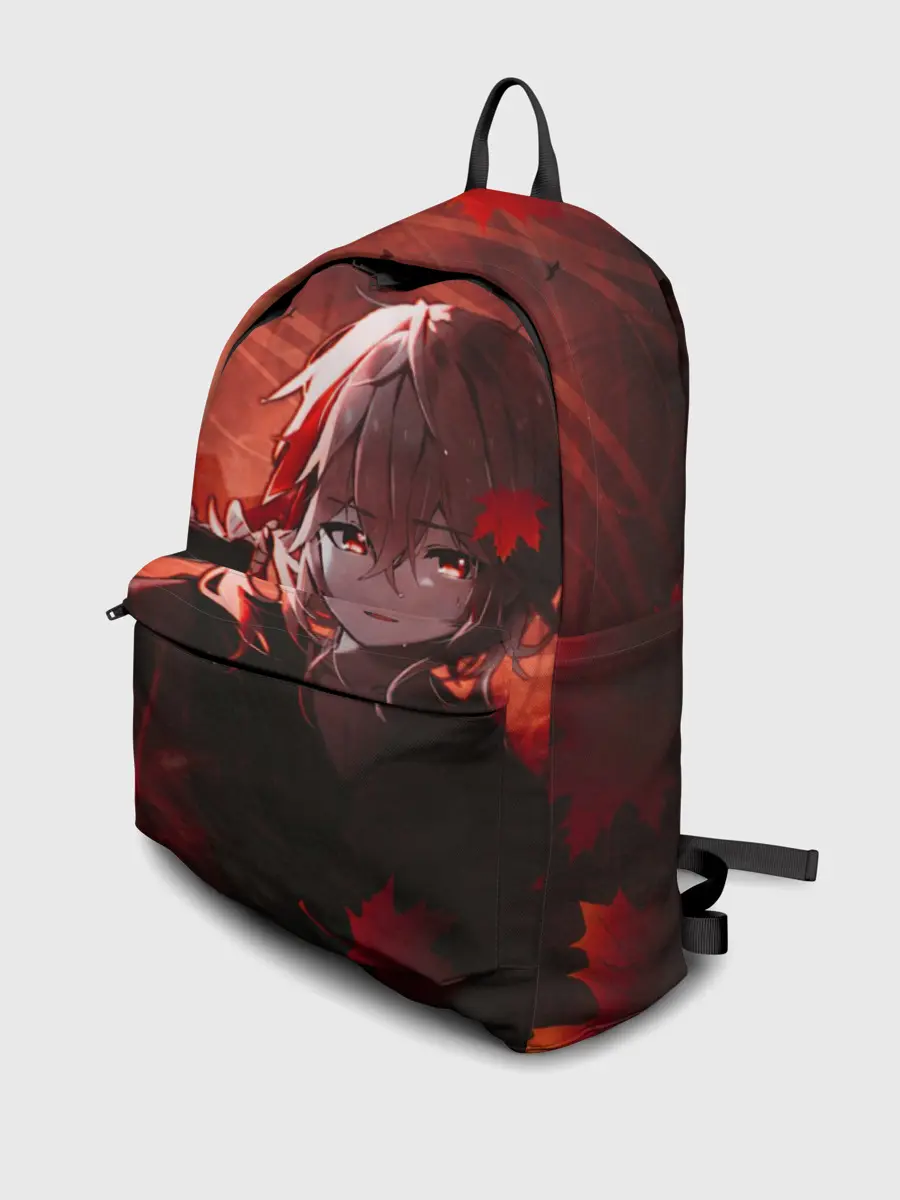 Рюкзак джинсовый / Кадзуха в кленовых листьях