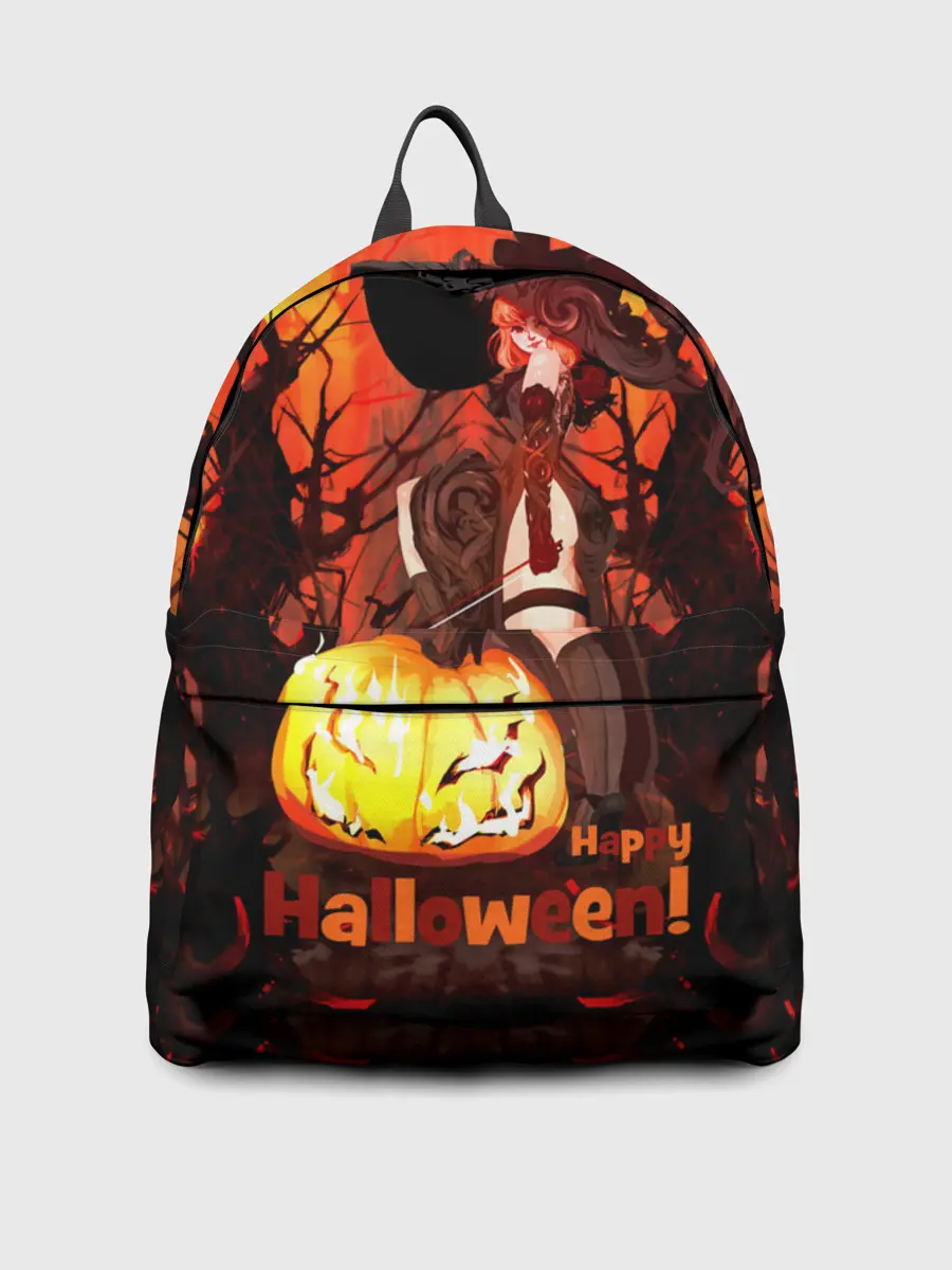 Рюкзак джинсовый / Колдунья со смычком