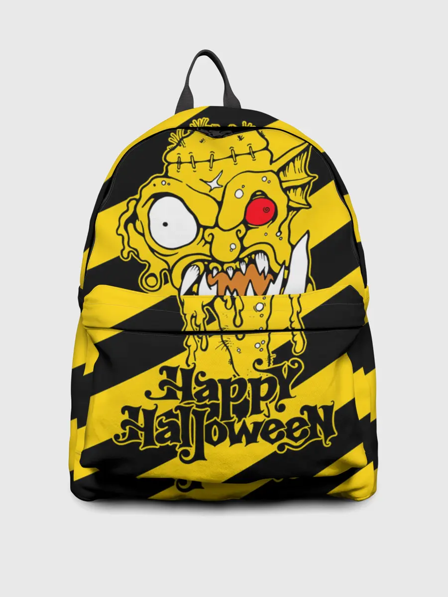 Рюкзак джинсовый / Нечисть с красным глазом