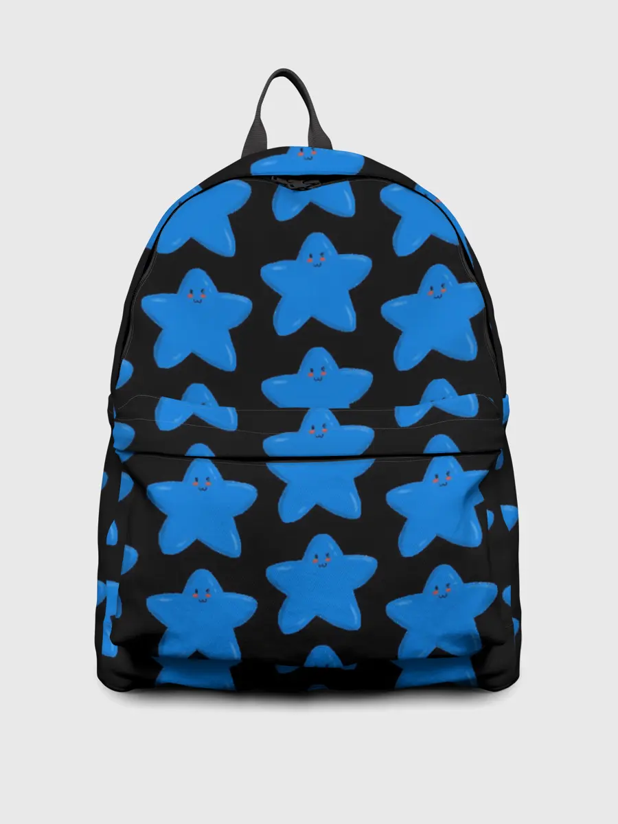 Рюкзак джинсовый / улыбка звезды