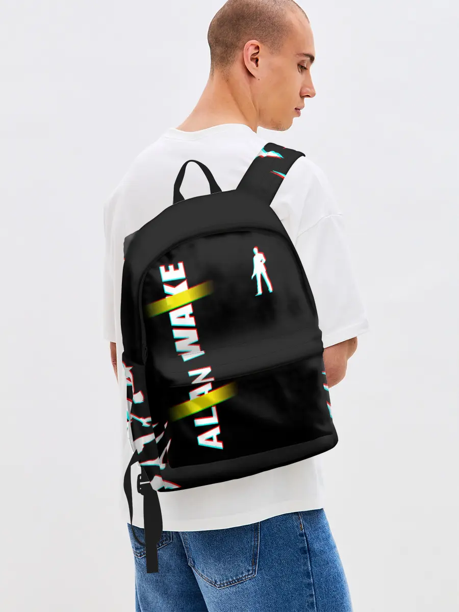 Рюкзак джинсовый / Alan Wake Glitch