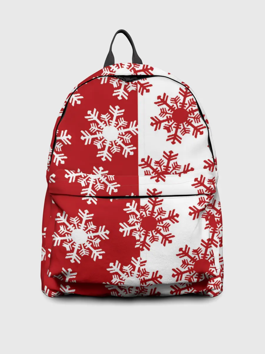 Рюкзак джинсовый / Новогодние Снежинки 2022