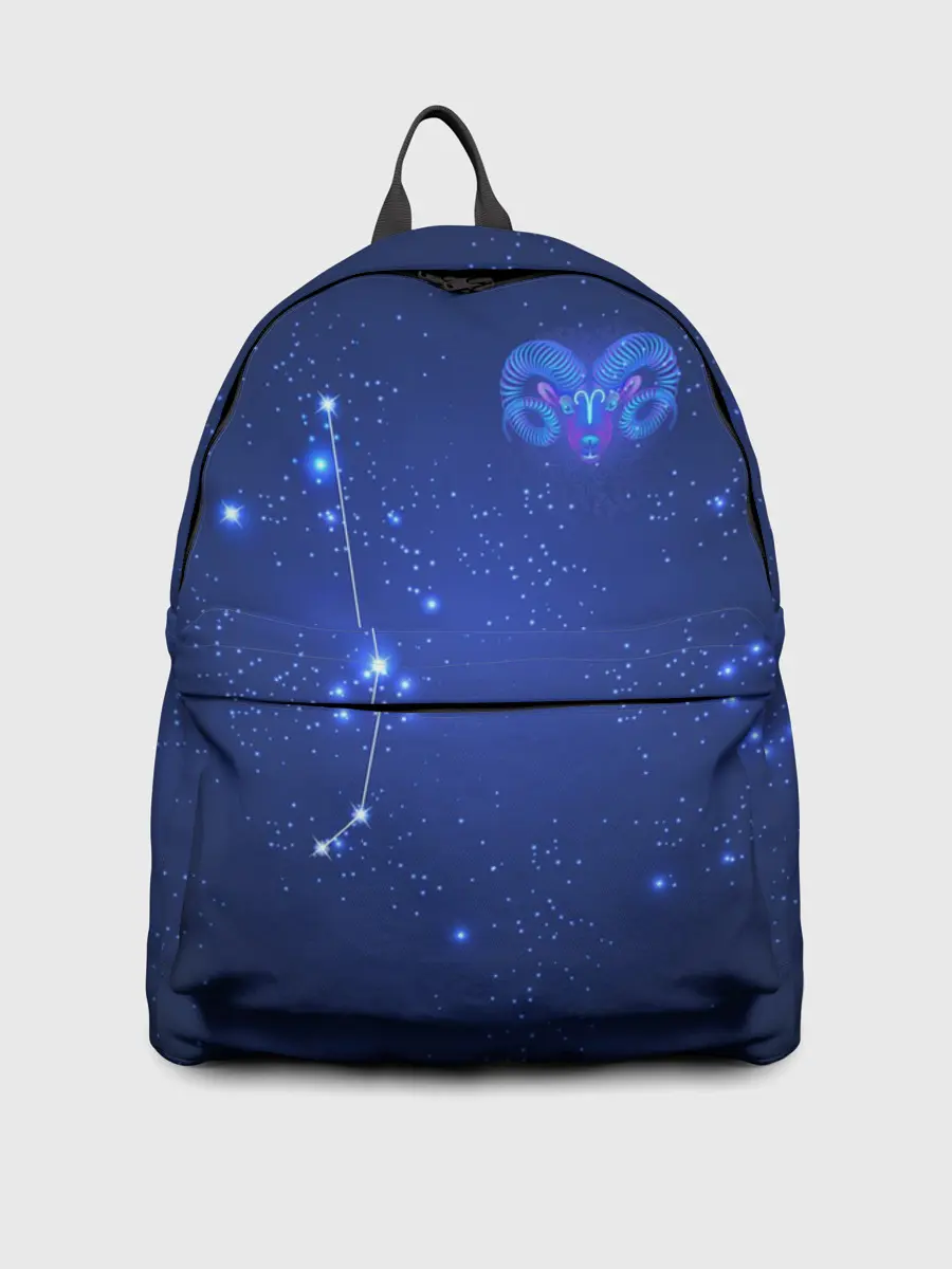 Рюкзак джинсовый / Знак зодиака - Овен