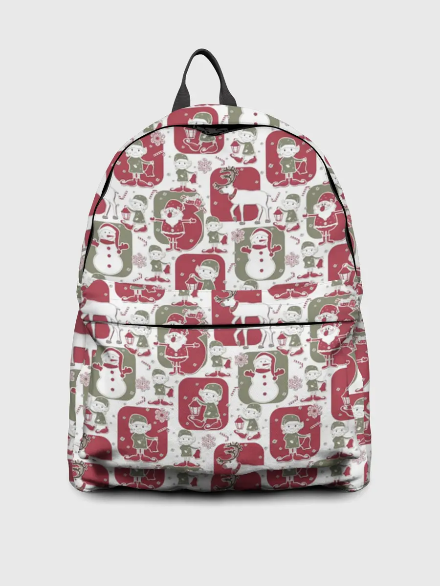 Рюкзак джинсовый / Санта везёт подарки