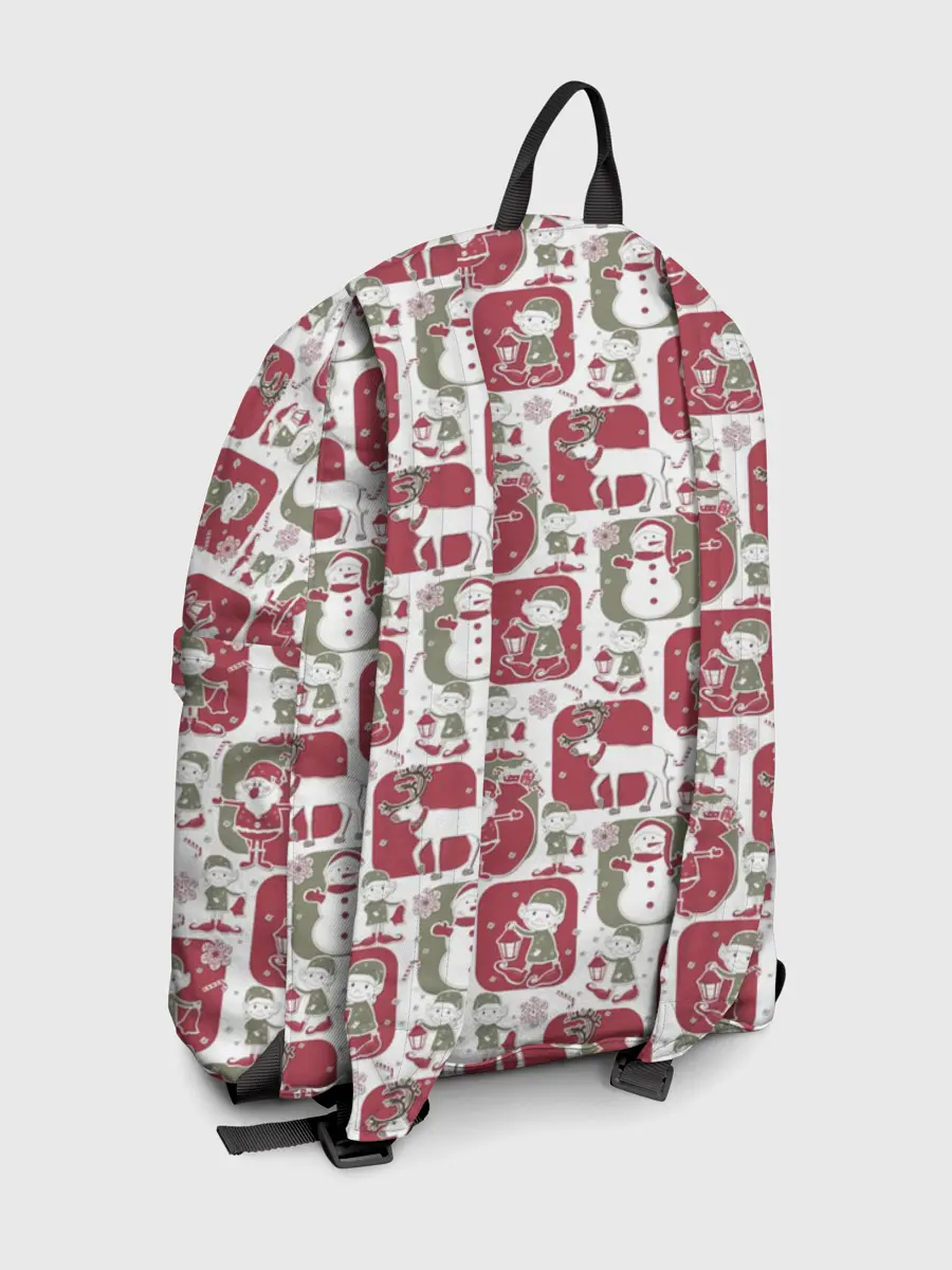 Рюкзак джинсовый / Санта везёт подарки