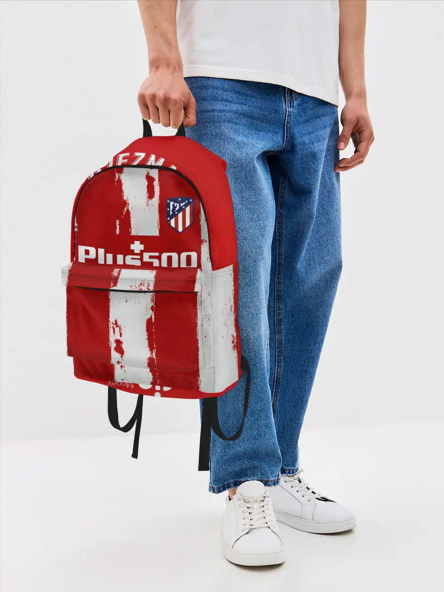 Рюкзак джинсовый / Гризман форма Атлетико Мадрид