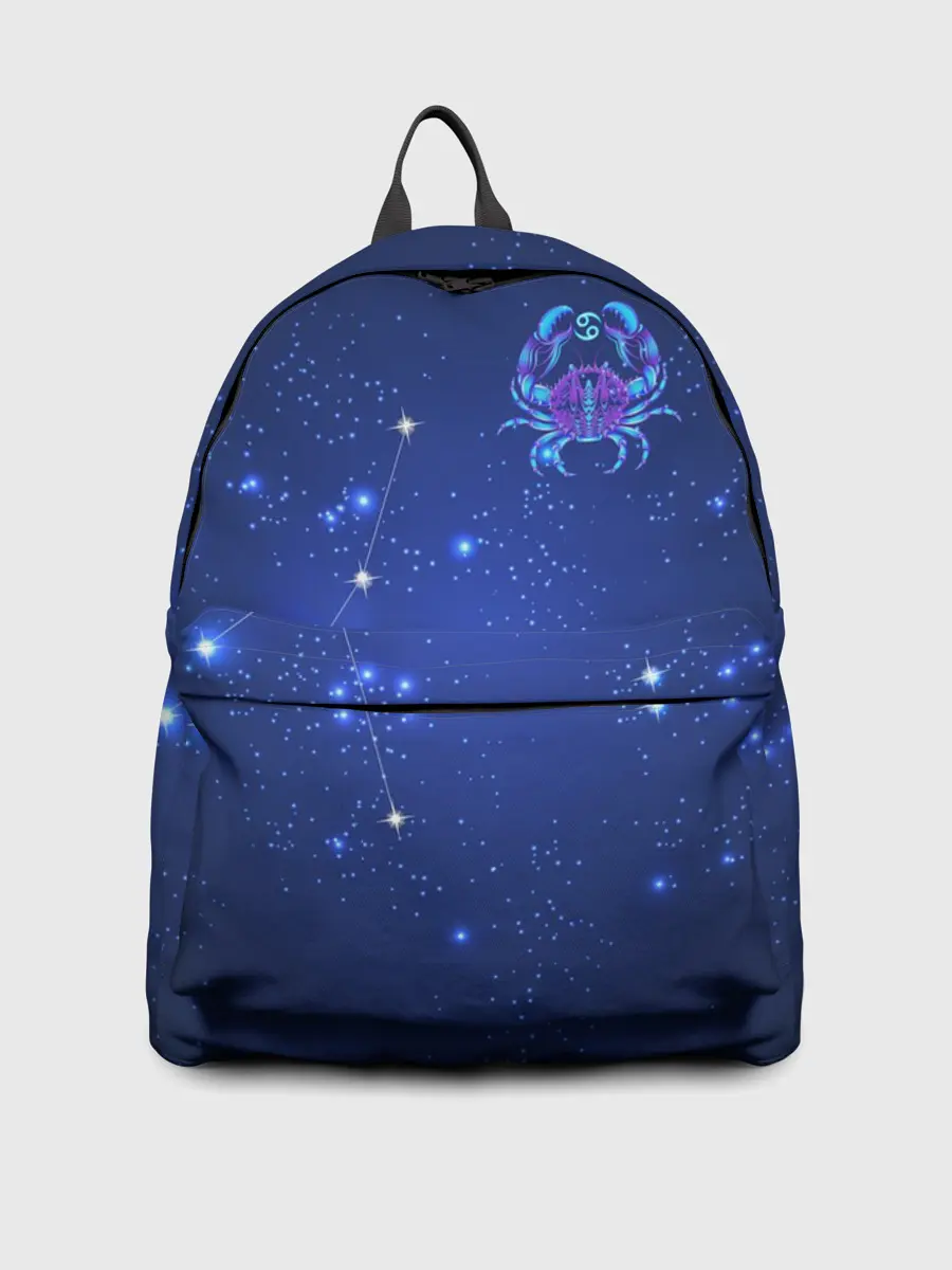 Рюкзак джинсовый / Знак зодиака - Рак