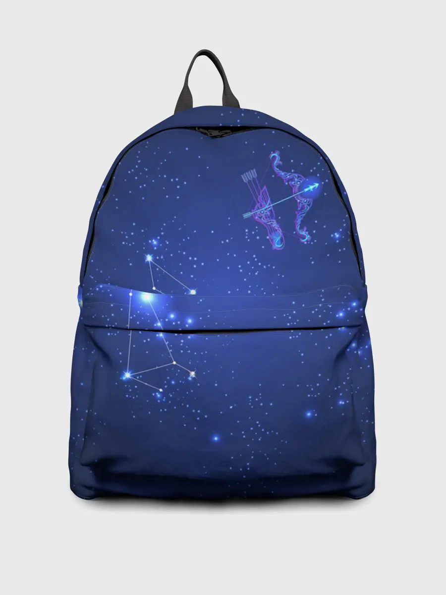 Рюкзак джинсовый / Знак зодиака - Стрелец