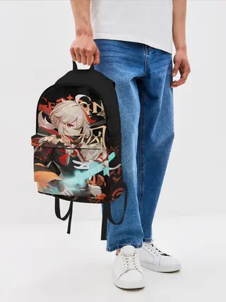 Рюкзак джинсовый / Кадзуха / Genshin Impact