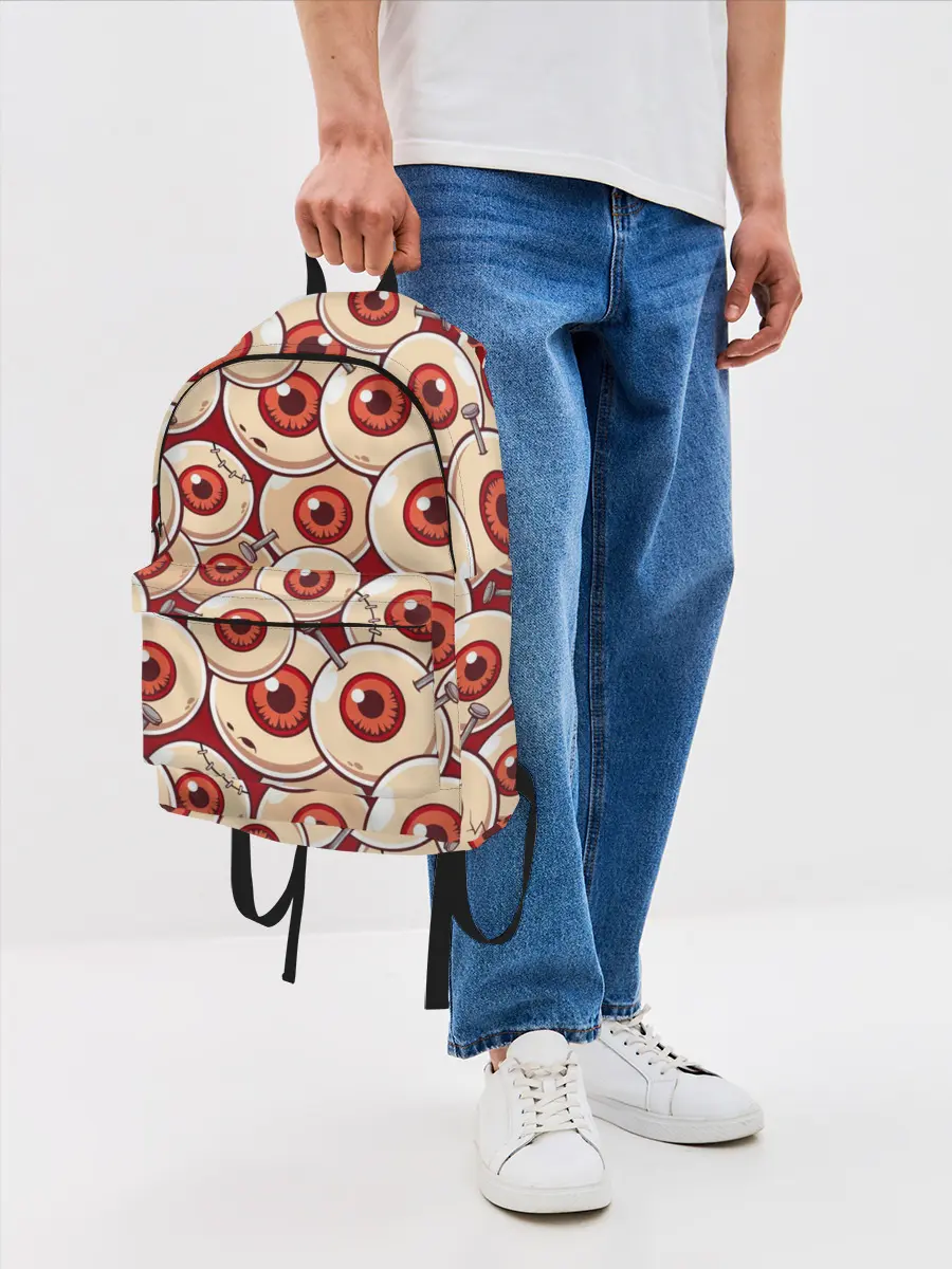 Рюкзак джинсовый / Zombie Глаза