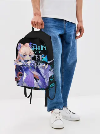 Рюкзак джинсовый / Кокоми / Genshin Impact