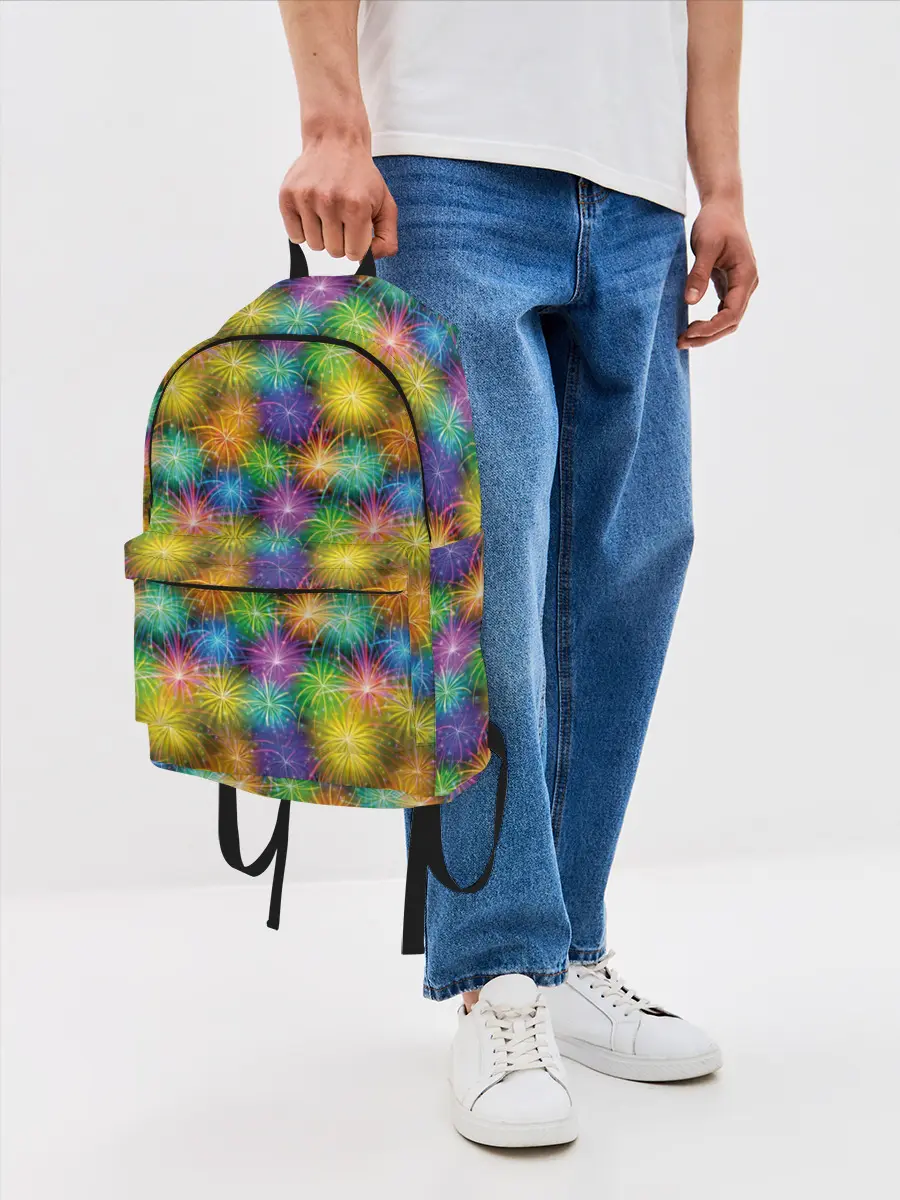 Рюкзак джинсовый / Праздничный Салют