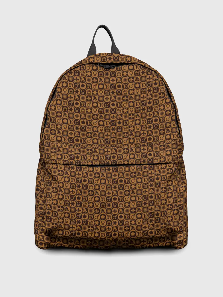 Рюкзак джинсовый / Brown & Gold