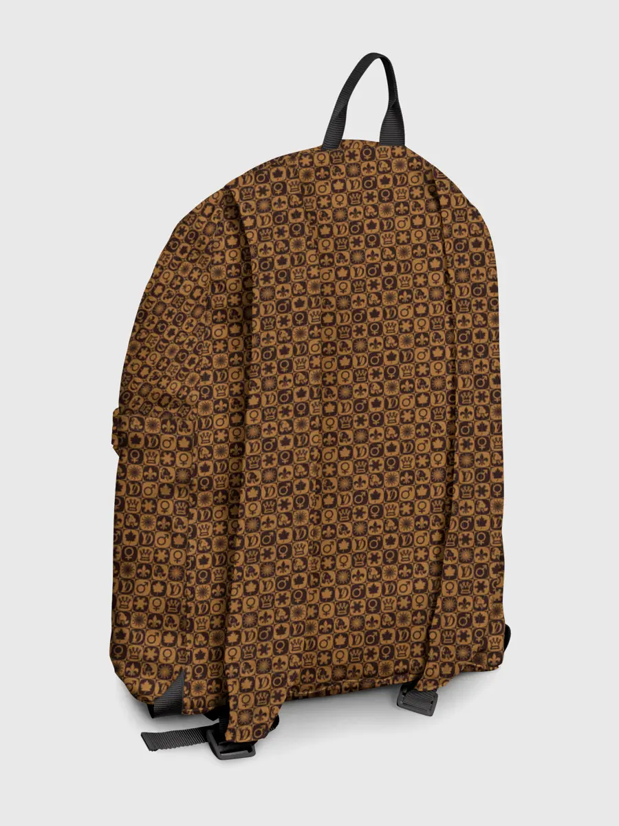 Рюкзак джинсовый / Brown & Gold