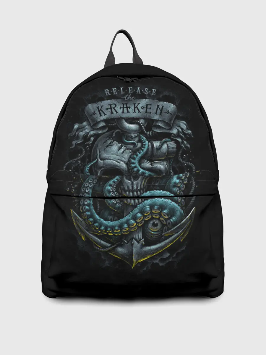 Рюкзак джинсовый / ВЫПУСТИТЬ КРАКЕНА!