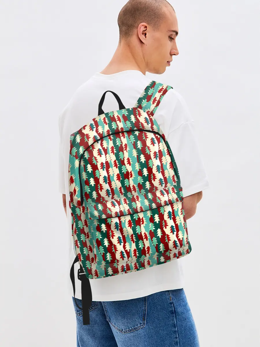 Рюкзак джинсовый / Маленькие Ёлочки