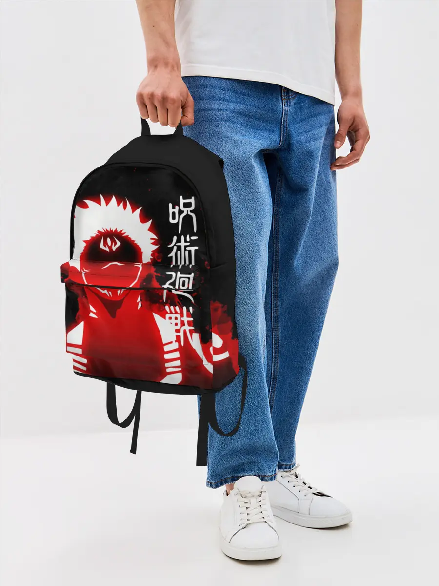 Рюкзак джинсовый / Сукуна - Рёмэн Сукуна