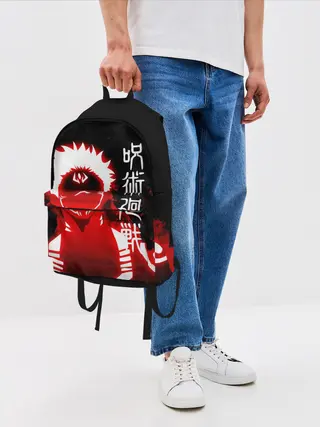 Рюкзак джинсовый / Сукуна - Рёмэн Сукуна