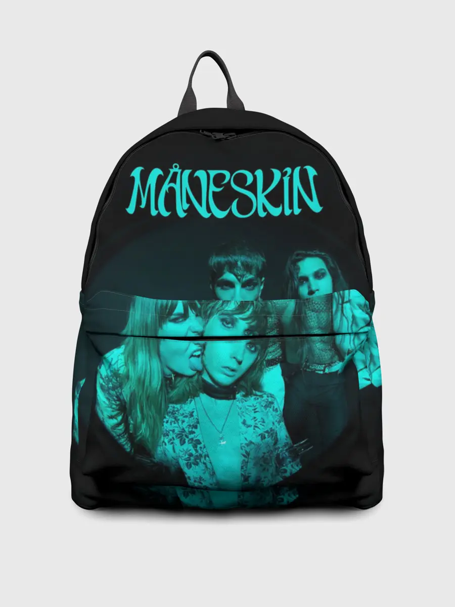 Рюкзак джинсовый / Maneskin. Fisheye Faces