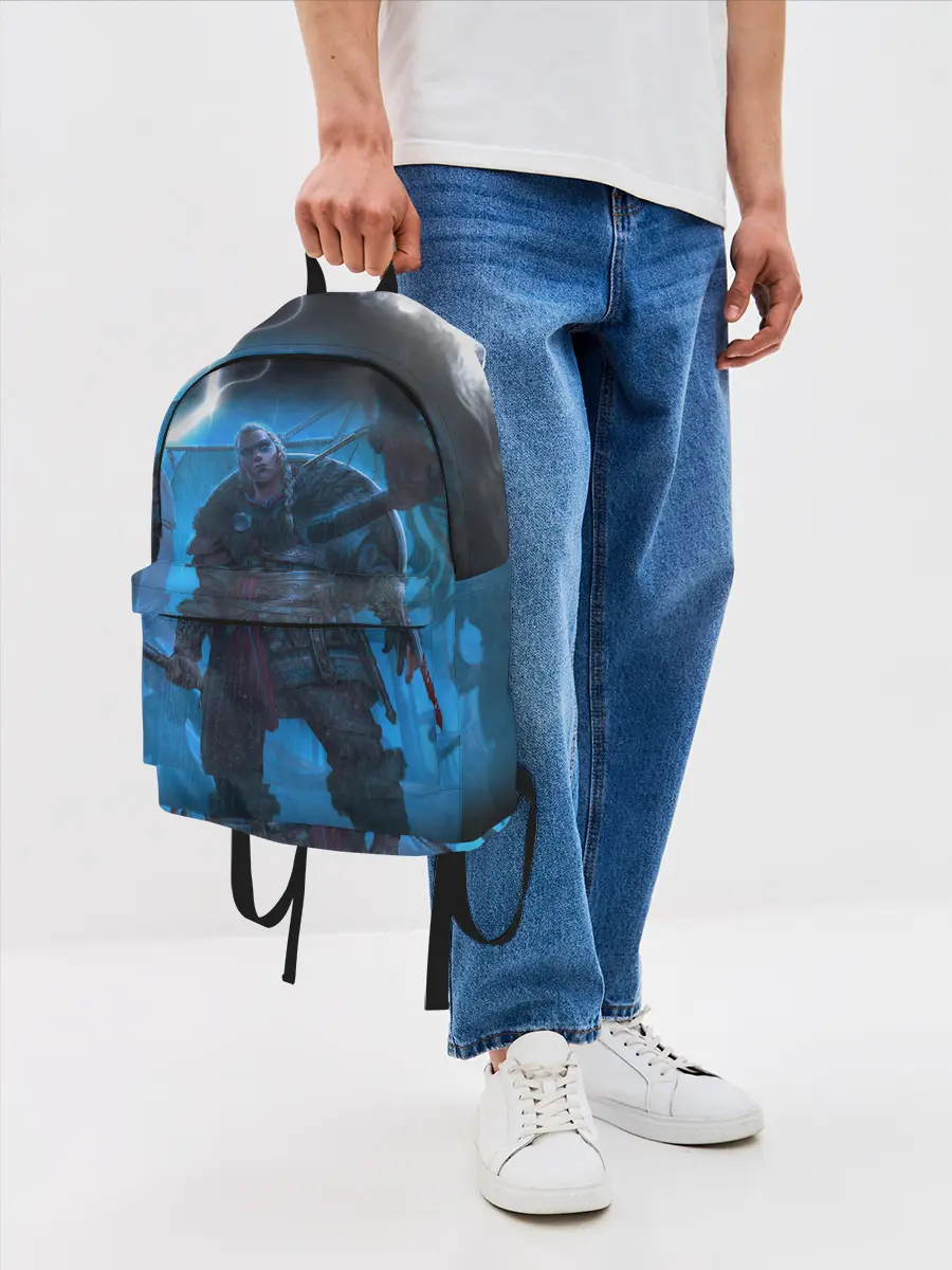 Рюкзак джинсовый / ASSASSINS CREED VALHALLA | ВАЛХАЛЛА