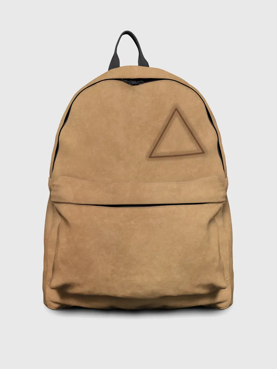 Рюкзак джинсовый / Треугольник / Игра в кальмара