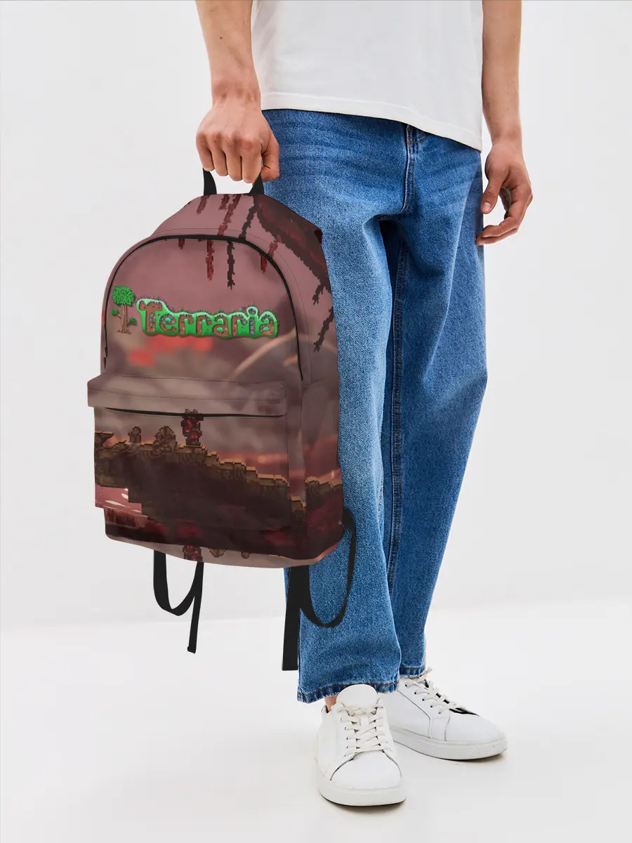 Рюкзак джинсовый / Terraria | Тэррария