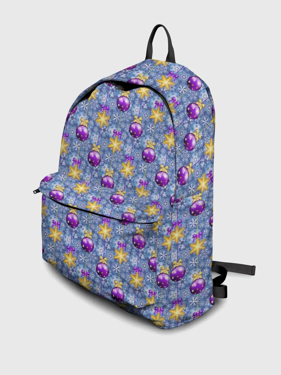 Рюкзак джинсовый / Новогодние Ёлочные Украшения