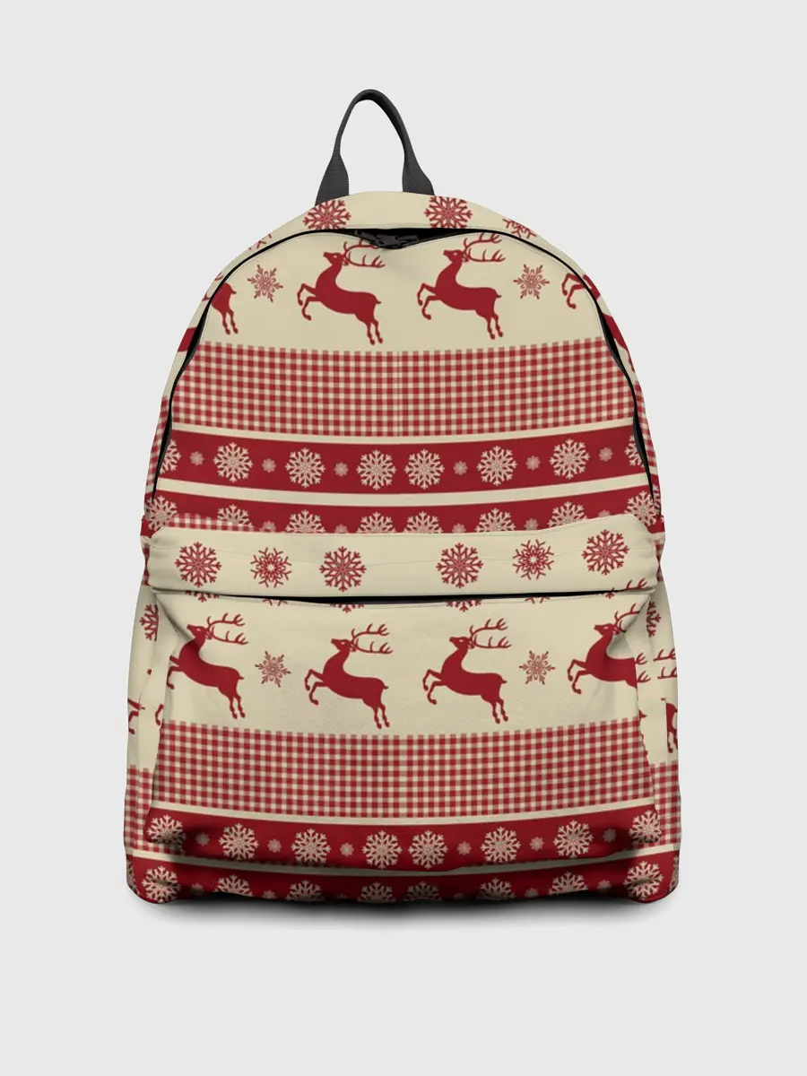 Рюкзак джинсовый / Новогодние Олени!