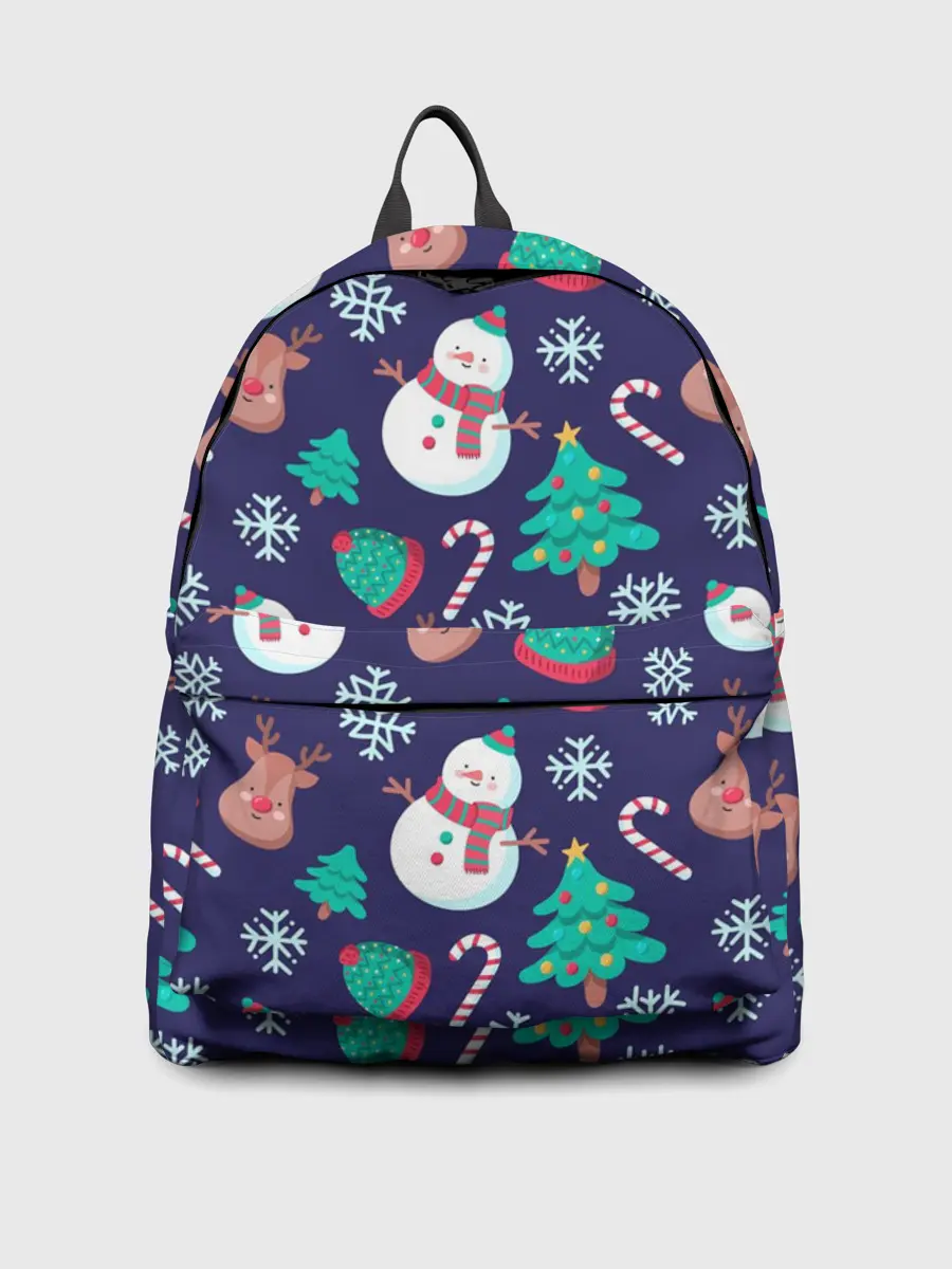 Рюкзак джинсовый / Рождественский Паттерн!