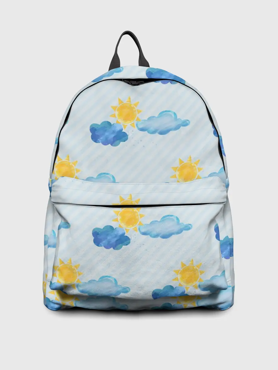 Рюкзак джинсовый / Осень - тучки