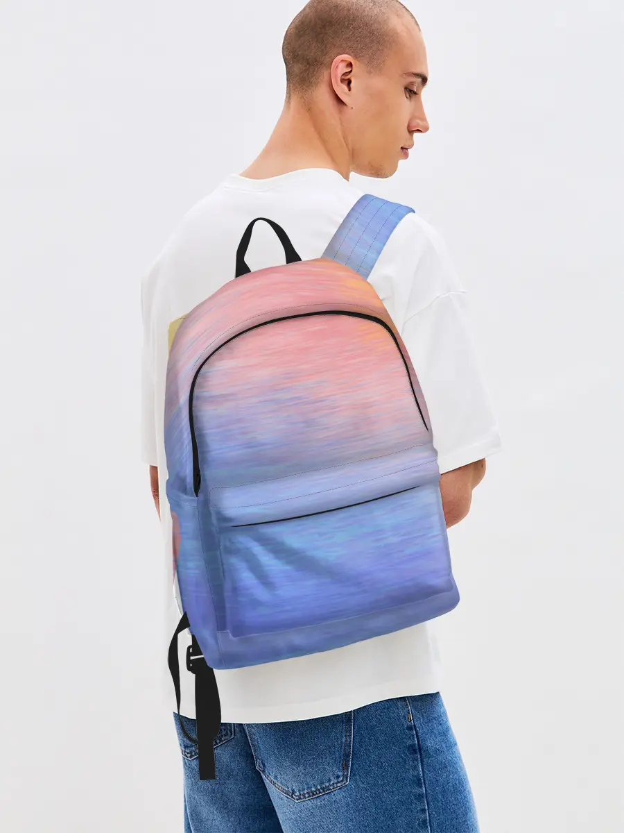 Рюкзак джинсовый / Закат в море