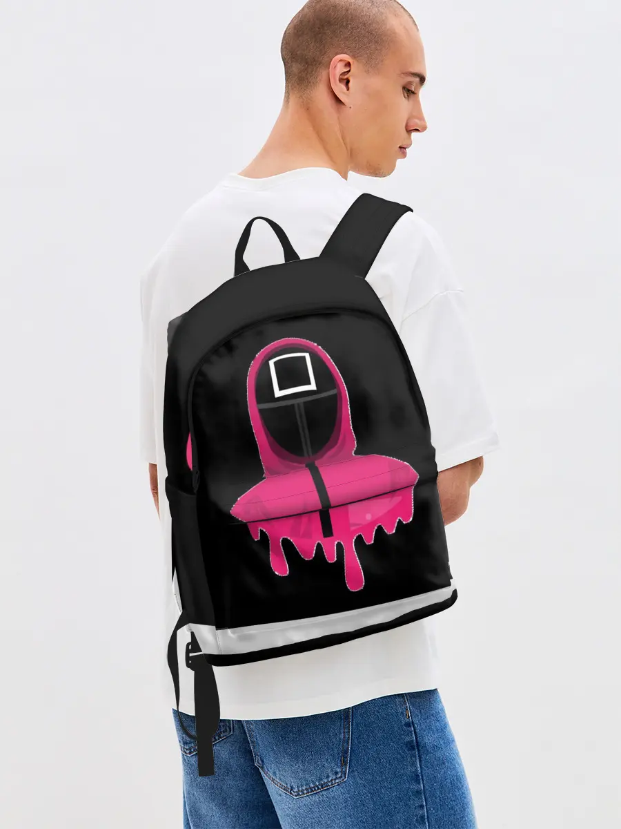 Рюкзак джинсовый / Игра в кальмара - Squid game