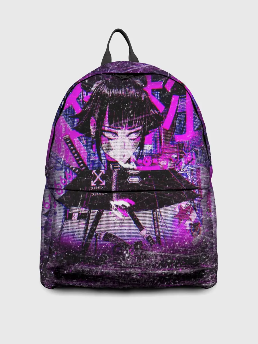 Рюкзак джинсовый / Cyberpunk Samurai Anime