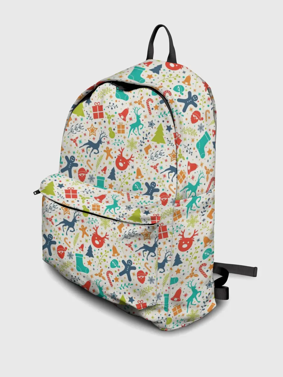 Рюкзак джинсовый / Символика Нового Года