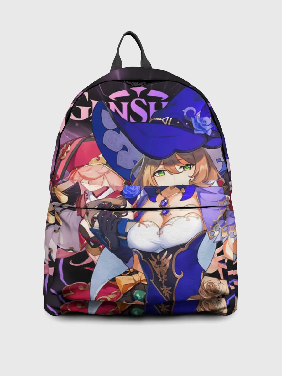 Рюкзак джинсовый / Янь Фэй и Лиза, Genshin Impact