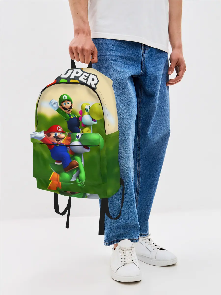 Рюкзак джинсовый / 3DMario