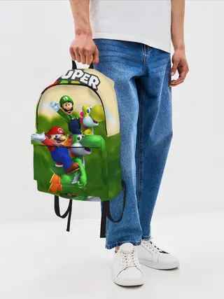 Рюкзак джинсовый / 3DMario