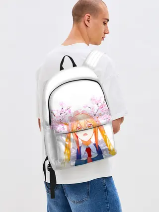 Рюкзак джинсовый / Горничная Мисс Кобаяши расцветает Тору