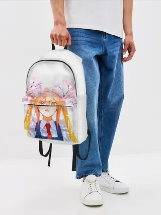 Рюкзак джинсовый / Горничная Мисс Кобаяши расцветает Тору