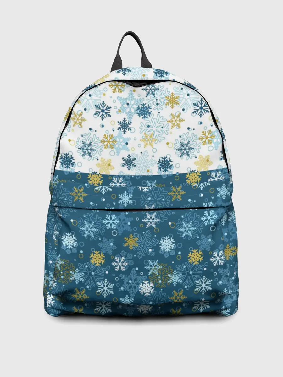 Рюкзак джинсовый / Падают Снежинки