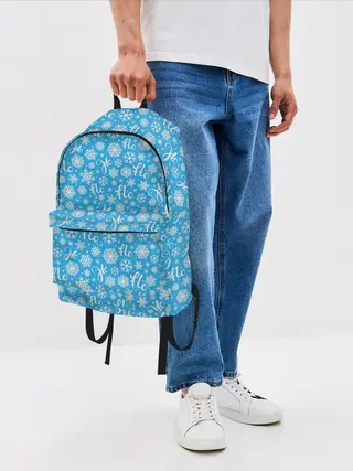 Рюкзак джинсовый / Смех Санты