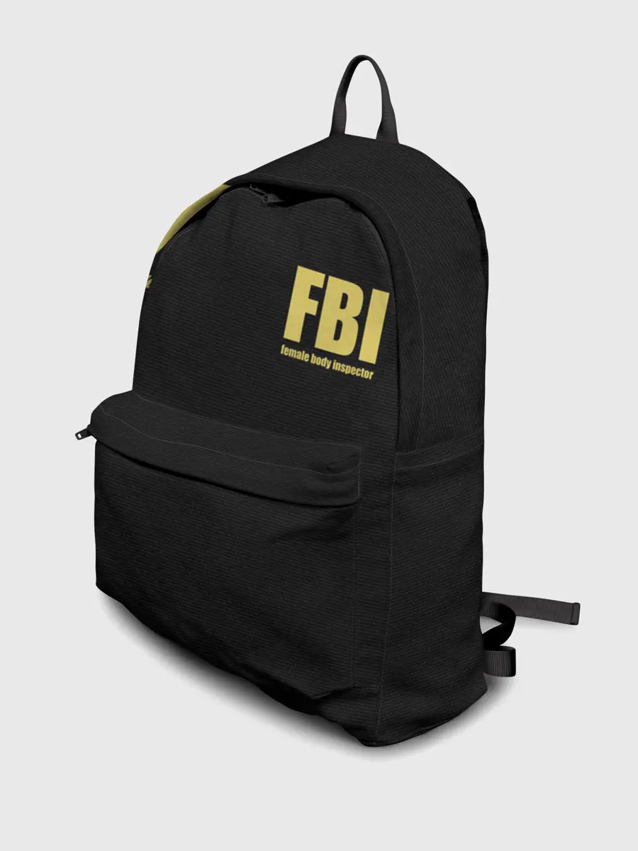 Рюкзак джинсовый / FBI. Female Body Inspector.