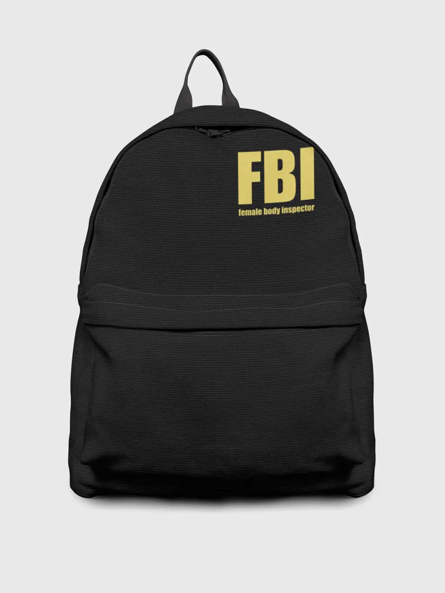 Рюкзак джинсовый / FBI. Female Body Inspector.