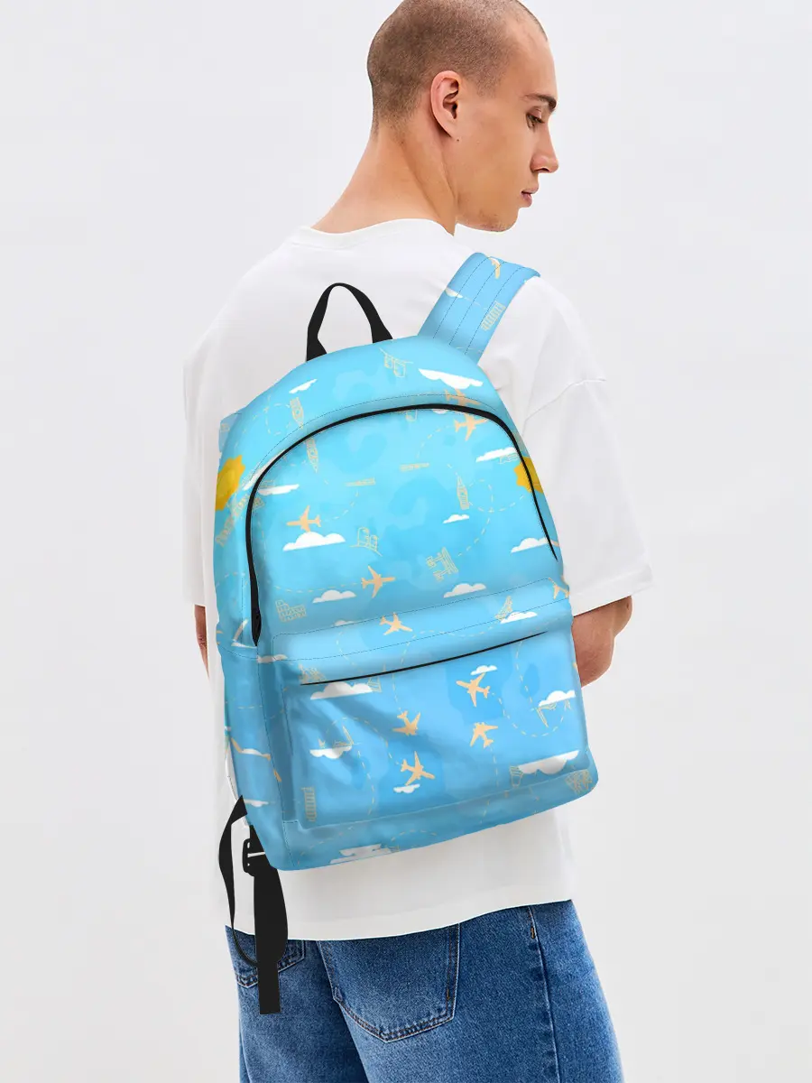 Рюкзак джинсовый / мое путешествие