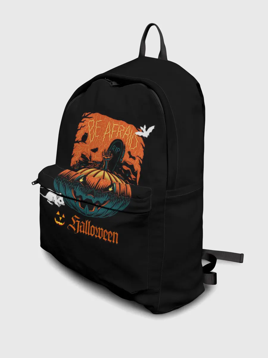 Рюкзак джинсовый / Кладбище Halloween