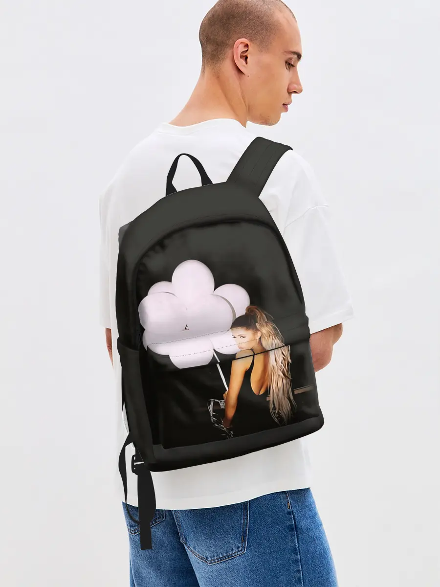 Рюкзак джинсовый / Ариана с шариками