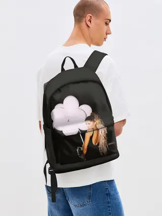 Рюкзак джинсовый / Ариана с шариками